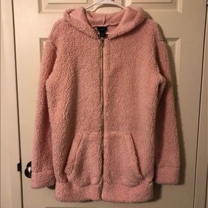 Light pink Sherpa jacket
